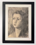 Portrait au pastel de 1946