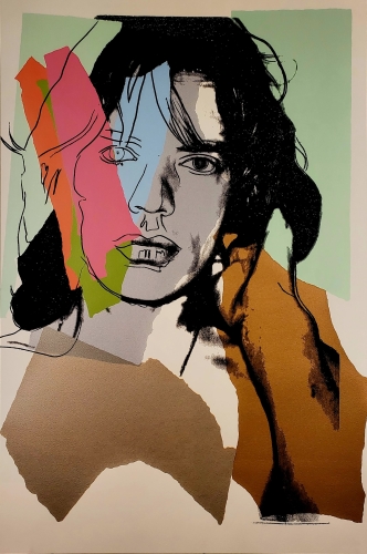 Andy Warhol - ANDY WARHOL - Mick Jagger 1975 - FS.II.140- SILKSCREEN