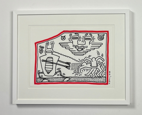 Keith Haring (after) - Tekening