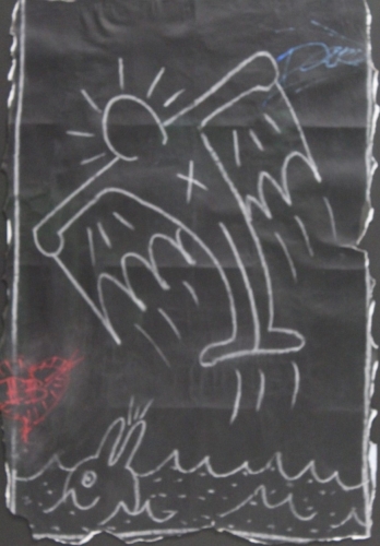 Keith Haring (after) - Dessin de mtro