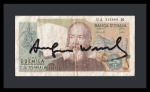 2000 lire banknote signed