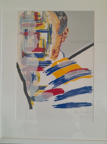 Roger Raveel - Zelfportret en een abstractie