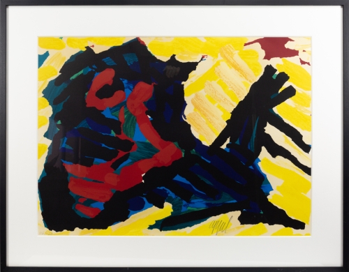 Karel Appel - Running Horse