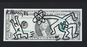 Keith Haring (after) - One Dollar Bill
