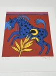 Guillaume Corneille - Le cheval bleu, 1986