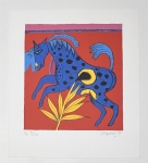 Guillaume Corneille - Le cheval bleu, 1986