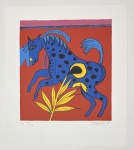 Guillaume Corneille - The blue horse, 1986