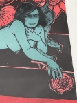 Guillaume Corneille - Lithographie signe, Margherita  la rose, 1980, encadr!