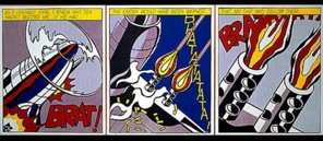 Roy Lichtenstein (naar) - As I opened Fire