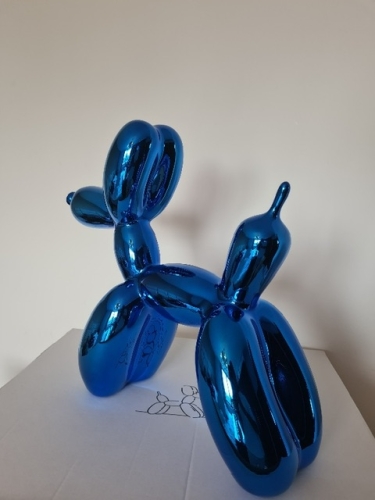 Jeff  Koons (after) - Blauwe ballon hond