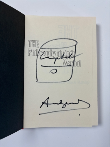 Andy Warhol - The Philosophy of Andy Warhol - Met Tekening