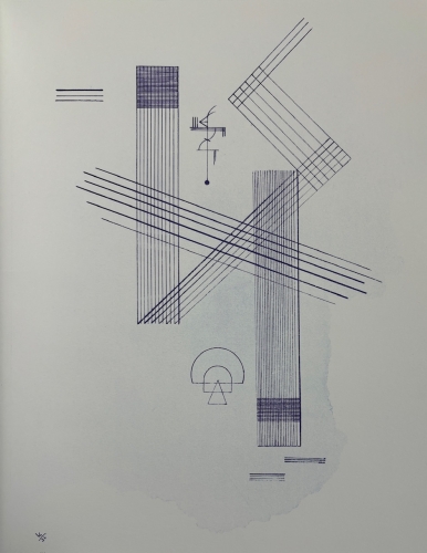 Wassily Kandinski - Authentieke zeefdruk 1973
