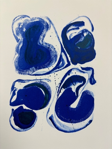 Sam Francis - Hliogravure authentique 1971