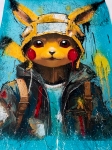 Oliver  - Pikachu in a hood