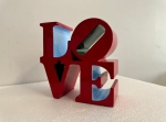 Robert Indiana (after) - LOVE - Robert Indiana After - Red Blue Green