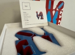 Robert Indiana (after) - LOVE - Robert Indiana After - Rood Blauw