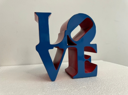 Robert Indiana (after) - LOVE - Robert Indiana After - Red Blue