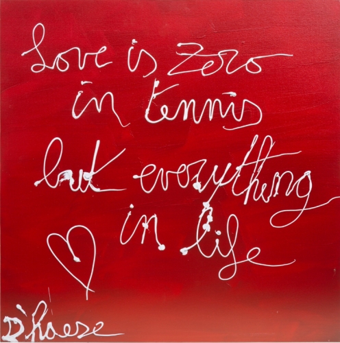 Hannes D'Haese - Love is zero in tennis