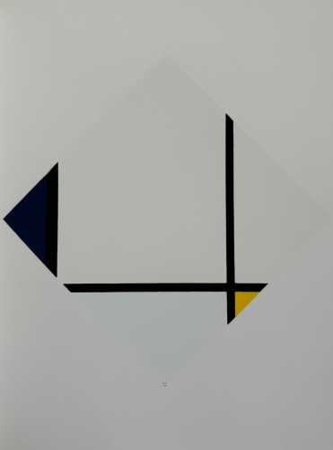 PIET  MONDRIAN - Authentieke zeefdruk 1980