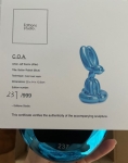 Jeff  Koons (after) - Balloon rabbit - Blue