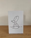 Jeff  Koons (after) - Sitting balloon dog - Pink