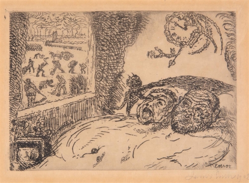 James Ensor - De Luiheid