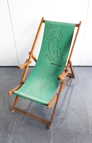 Keith Haring  - chaise de plage