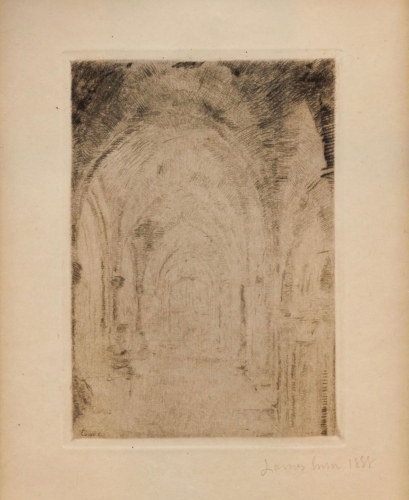 James Ensor - La Crypte - Signed