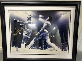 Park West Galleries  - Muhammad Ali vs Joe Frazier dubbel gesigneerd