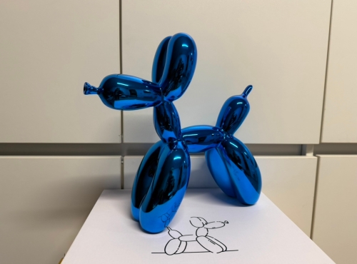 Jeff  Koons (after) - Ballon Chien Bleu
