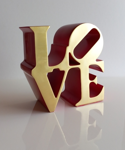 Robert Indiana (after) - Love (Rouge et Or)