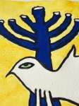 Guillaume Corneille - Aquagravure La Menorah de la Paix, 2008