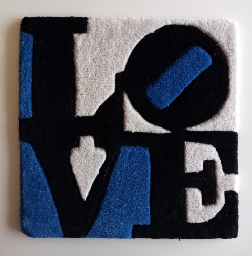 Robert Indiana (after) - LOVE - Kunsttapijt