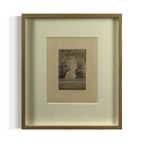 James Ensor - Buste - sign