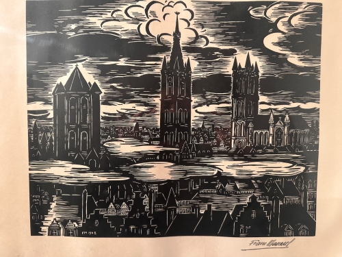 Frans Masereel - Vue de Gand