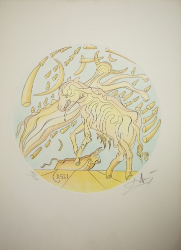 Salvador Dali - Zodiac (stier)