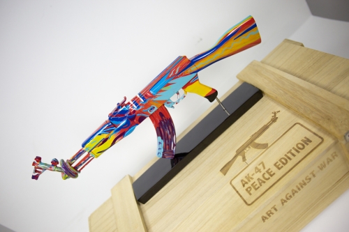 Ray Coster - AK47 peace edition - Art against war