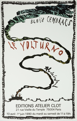 Pierre Alechinsky - Affiche Le Volturno