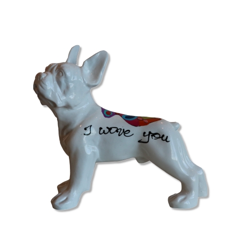 Hannes D'Haese - I wove you dog white unique