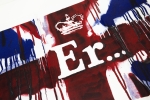 Banksy  - Euh ... (Torchon Union Jack)