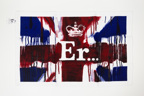 Banksy  - Euh ... (Torchon Union Jack)