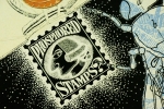 Panamarenko  - Milky Way & Happenings - Phosphored stamps