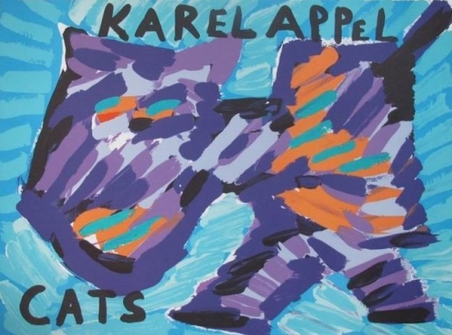 Karel Appel - HAPPY CAT