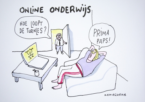 Kamagurka  - Online onderwijs