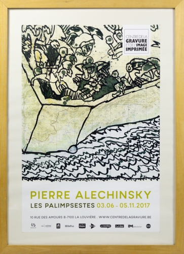 Pierre Alechinsky - Poster Les palimpsestes