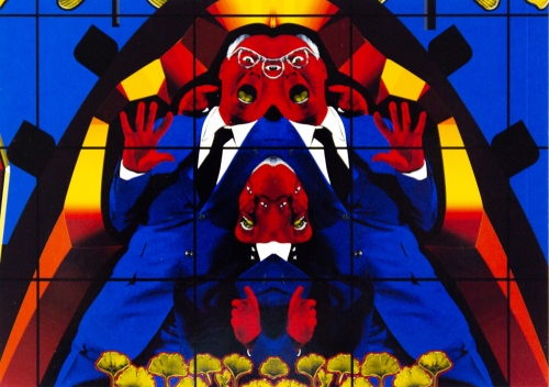 Gilbert  and George - Postkaart Fates