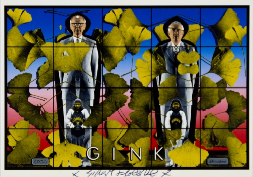 Gilbert  and George - Postcard Gink