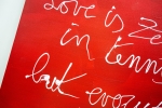 Hannes D'Haese - Love is zero in tennis