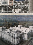 Christo Javacheff - Reichstag - including original piece of fabric!