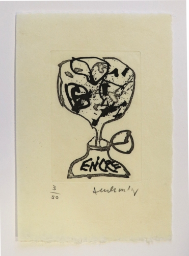 Pierre Alechinsky - Lettre suit